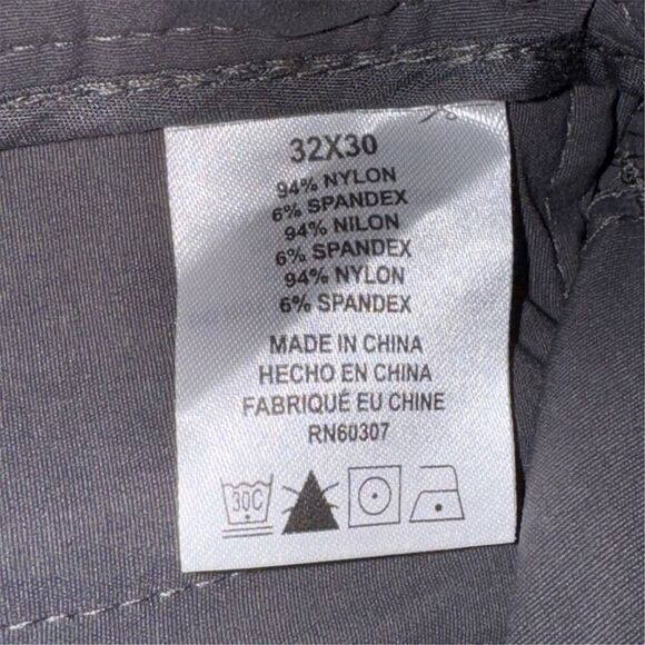 Union Bay UB Tech Men's Gray Chino Pants 32x30 UPF 50 Quick Dry Stretch Preppy - Picture 11 of 16